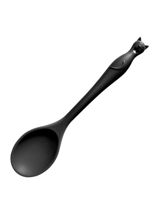 Black cat spoon