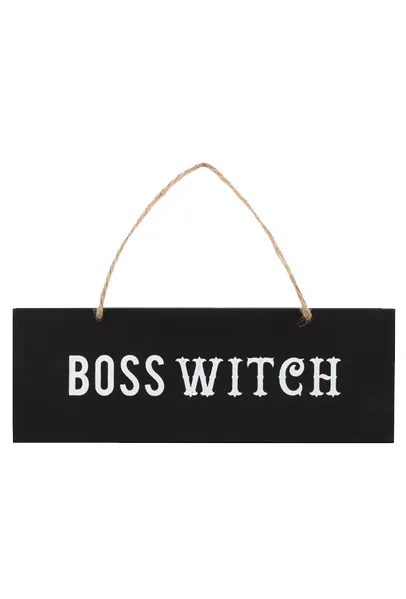 Boss witch wall sign