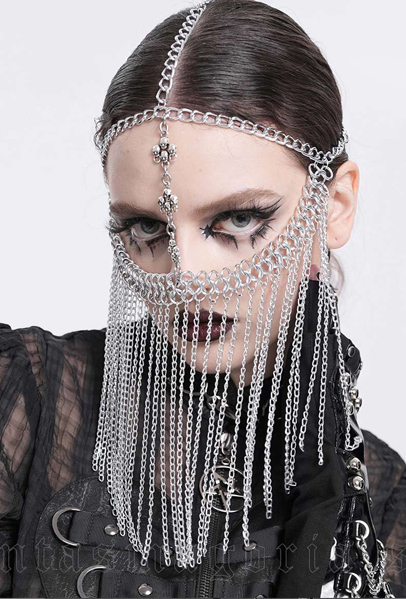 Mystic mourning chain veil