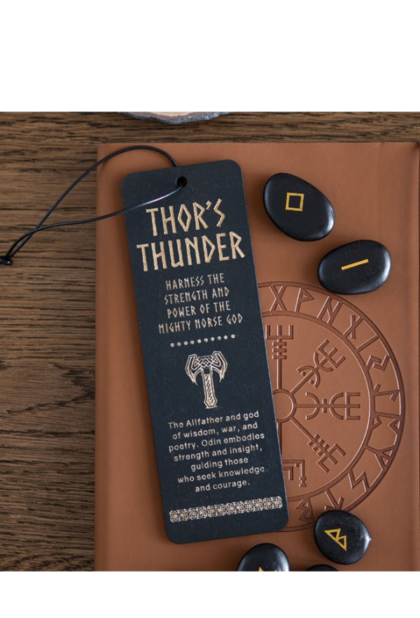 Thor's Thunder Wooden Bookmark