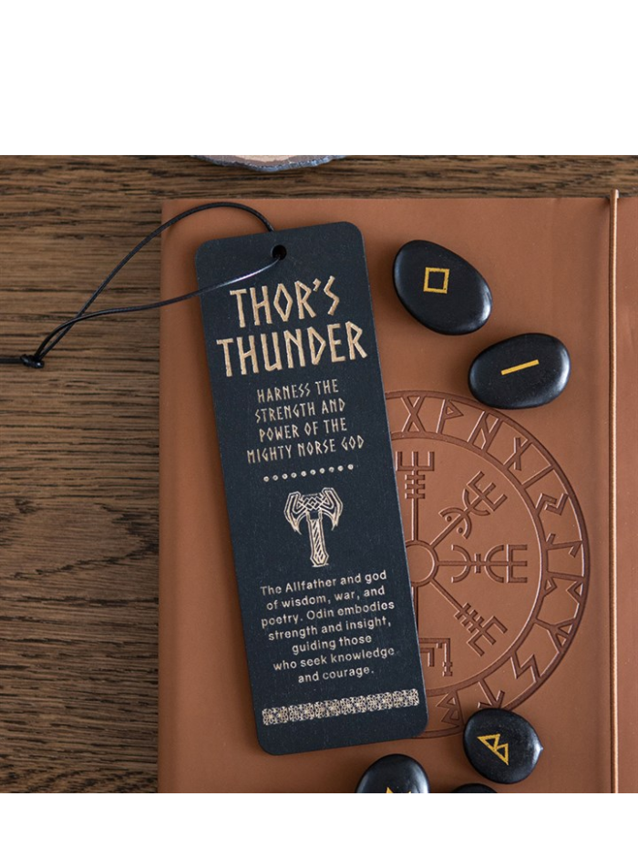 Thor's Thunder Wooden Bookmark