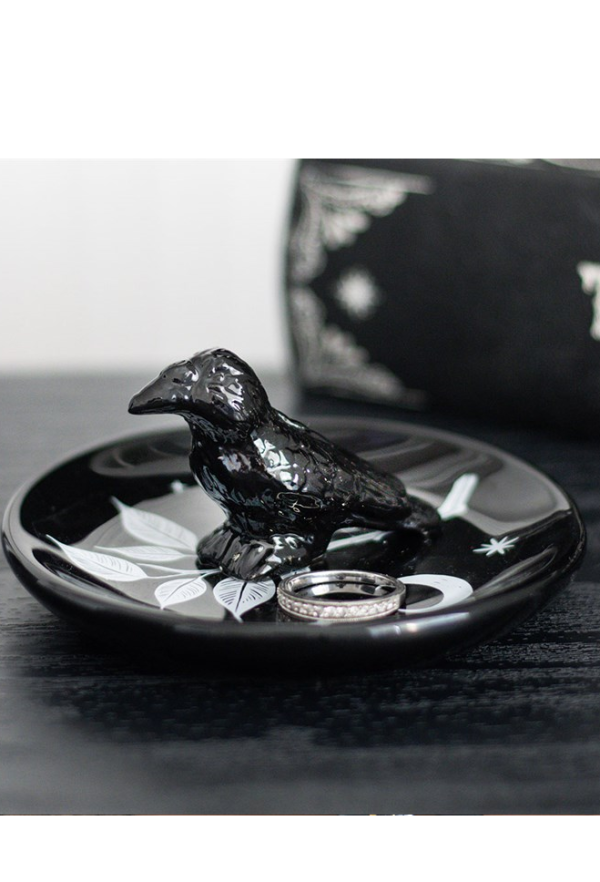 Mystic Raven Trinket Dish