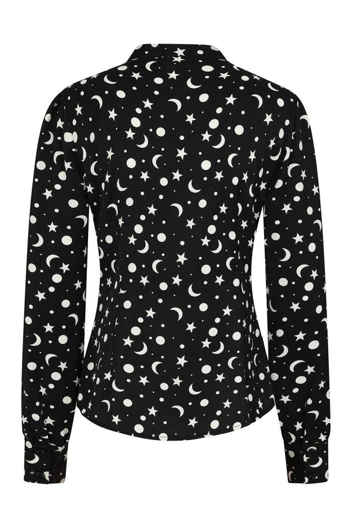 Black My moon & stars blouse - Image 2