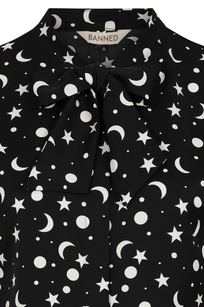 Black My moon & stars blouse - Image 4