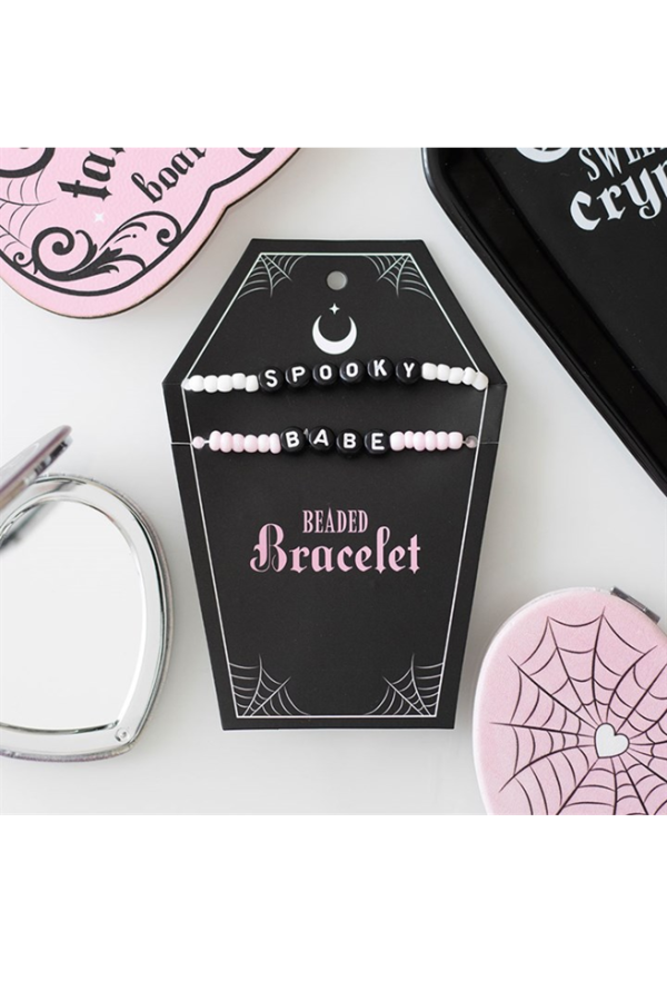 Spooky Babe Beaded Bracelet Set