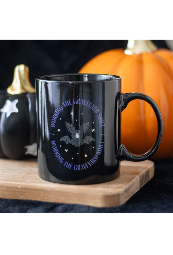Graveyard Shift Bat Mug
