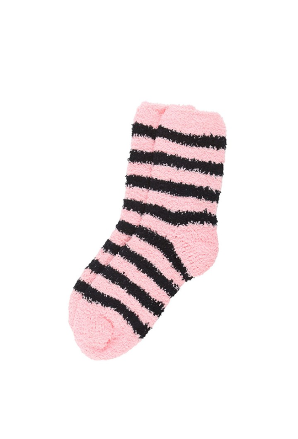 Striped Socks in Coffin Gift Box PINK