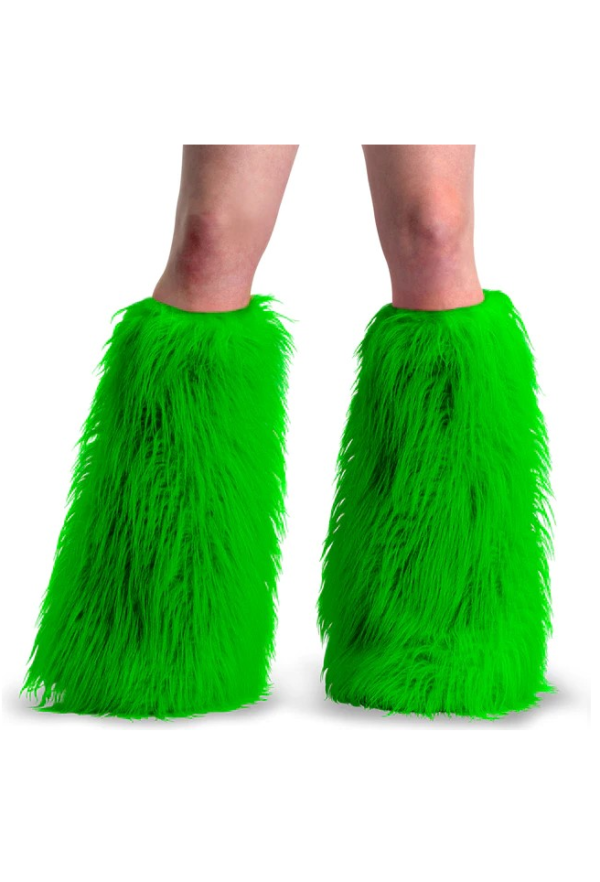 Faux fur boot sleeve (GREEN)