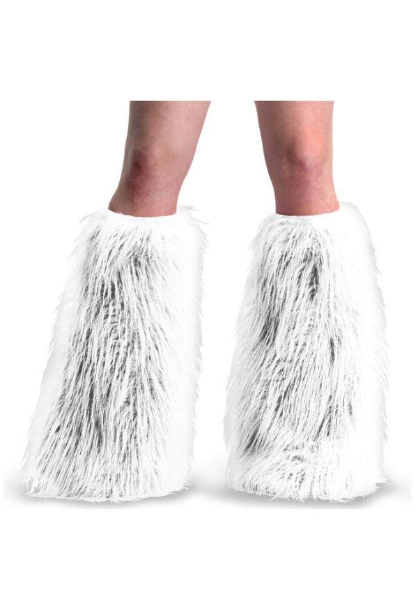 Faux fur boot sleeve (WHITE)