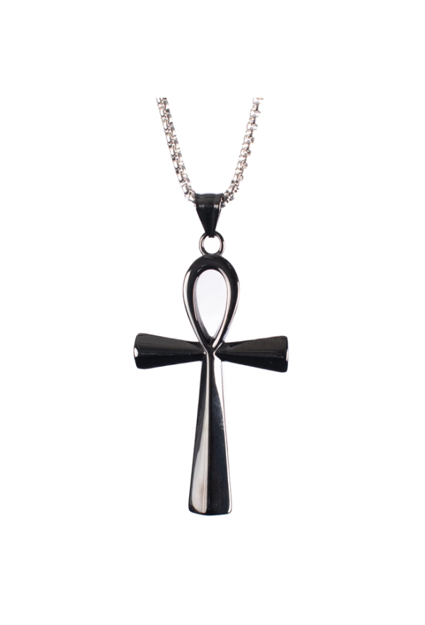 Ankh Pendant 6cm BLACK