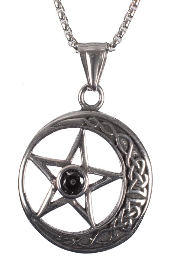 Eclipsa Pendant - SILVER/BLACK