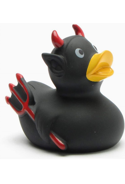 Black Devil Rubber Duck