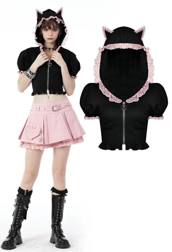 Cat haunt zipper
