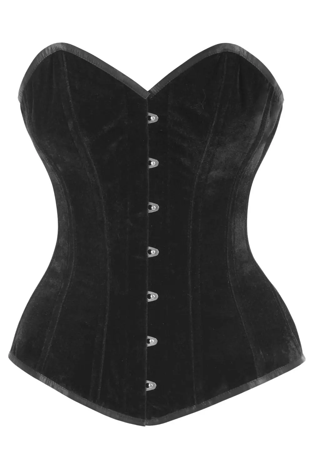 Navya Overbust Corset - Velvet Black - Image 5