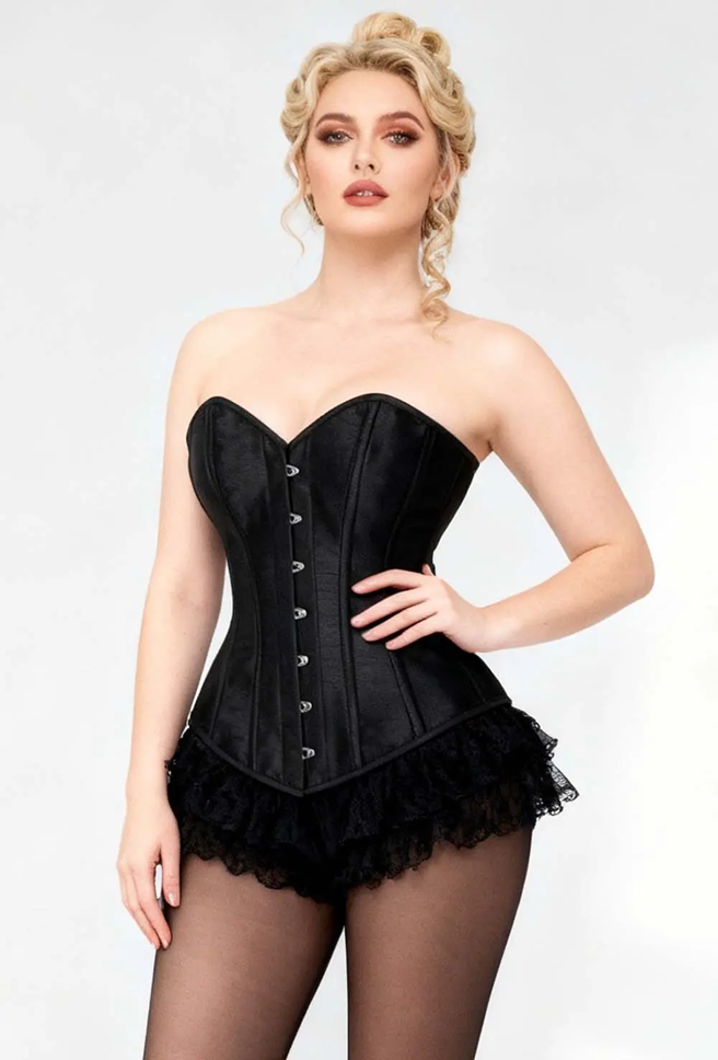 Navya Overbust Corset - Black